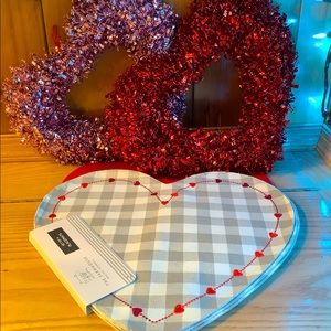 Rachel Ashwell Checkered Valentines Day Placemats
